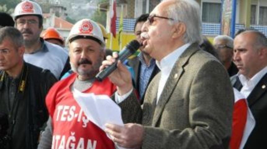 İş&ccedil;ilerden Emek Mitingi