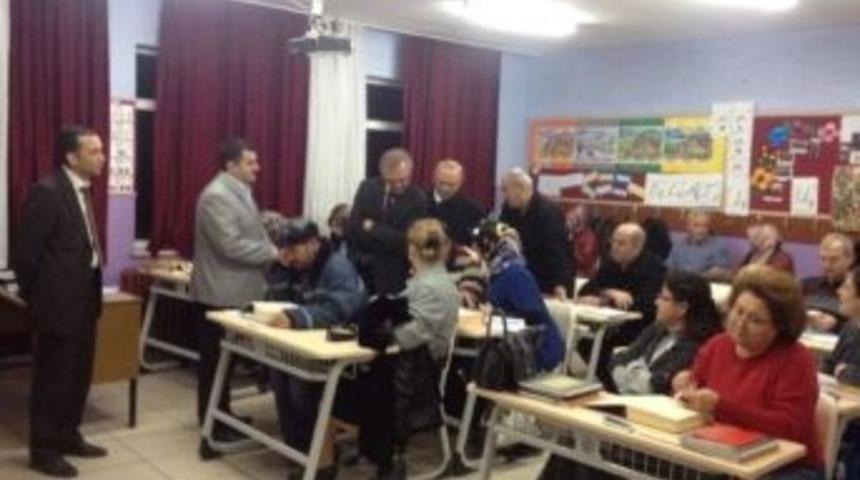 &Ccedil;erkezk&ouml;y Belediye Başkanı Ertem Osmanlıca Kursiyerlerini Son G&uuml;nde De Yalnız Bırakmadı