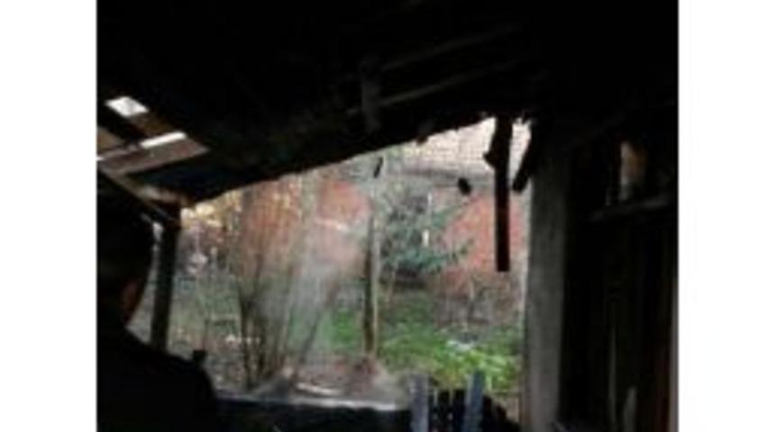 Akçakoca'da Ev Yangını