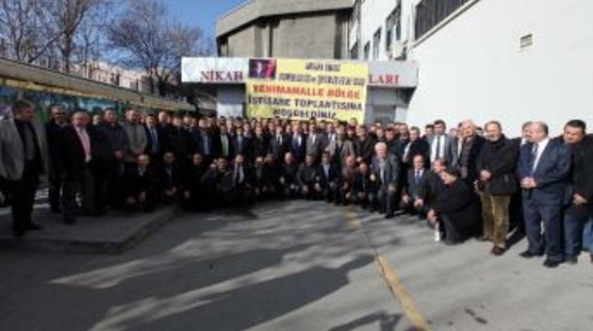 Taksiciler Yenimahalle&rsquo;de Biraraya Geldi