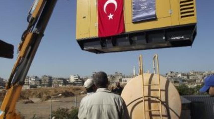 Tika&rsquo;dan Sel Felaketi Sonrası Gazze Belediyesi&rsquo;ne Jenerat&ouml;r Desteği