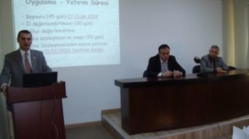 Tekirdağ&rsquo; Da &lsquo;&rsquo;ekonomik Yatırımlar&rsquo;&rsquo; Konulu Bilgilendirme Toplantısı Yapıldı