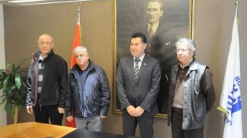 Eski Başkanlar Başkan Mehmet Kocadon&rsquo;u Ziyaret Etti