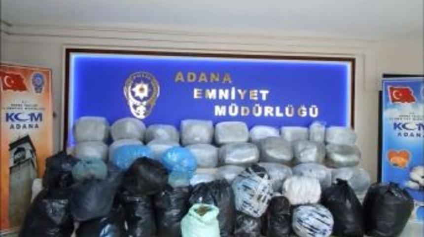 Adana'da 728 Kilo Esrar Ele Ge&ccedil;irildi