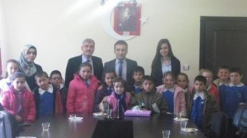 &Ouml;ğrencilerden Kaymakam Kaşık&ccedil;ı'ya Ziyaret