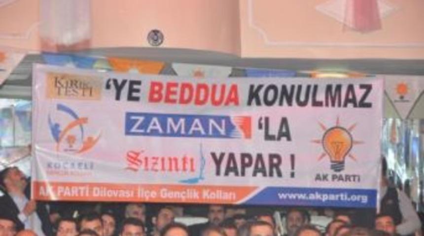 Dilovası Danışma Meclisi'nde Başbakan'a Pankartlı Destek