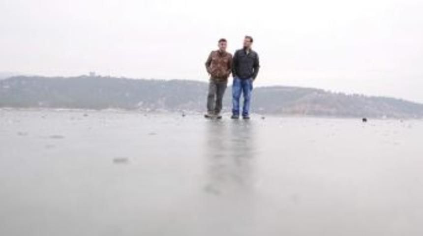 &Ccedil;orum Baraj G&ouml;l&uuml; Buz Tuttu