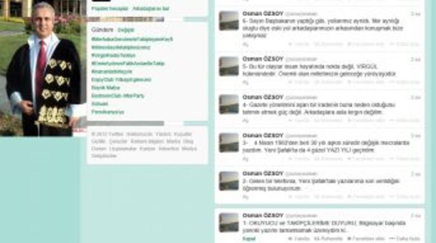 Yeni Şafak, Osman &Ouml;zsoy'un Yazılarına Son Verdi