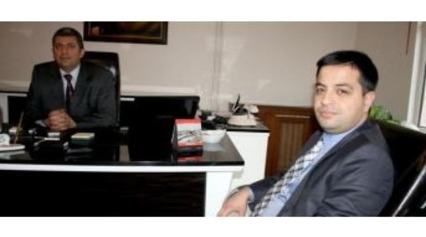 G&ouml;k&ccedil;ebey Kaymakamı Hamitoğlu'ndan Kilimli Kaymakamı'na Ziyaret