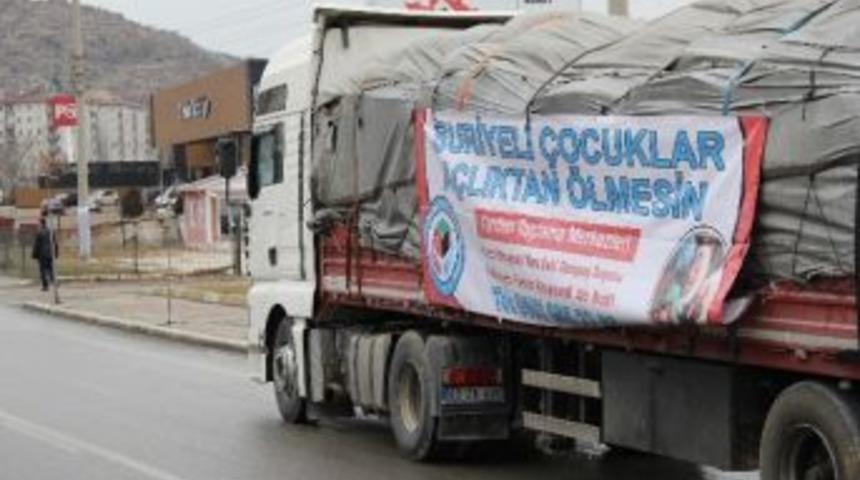 Afyonkarahisar&rsquo;dan Suriye&rsquo;ye Yardım K&ouml;pr&uuml;s&uuml;