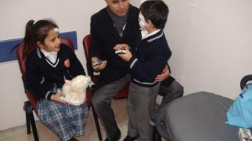 Belediye Başkanı, Korkut, Kazazede &Ouml;ğrencileri Ziyaret Etti