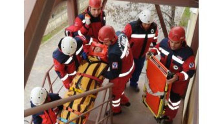 Yangın Tatbikatında Hastaların T&uuml;m&uuml; 9 Dakikada Tahliye Edildi