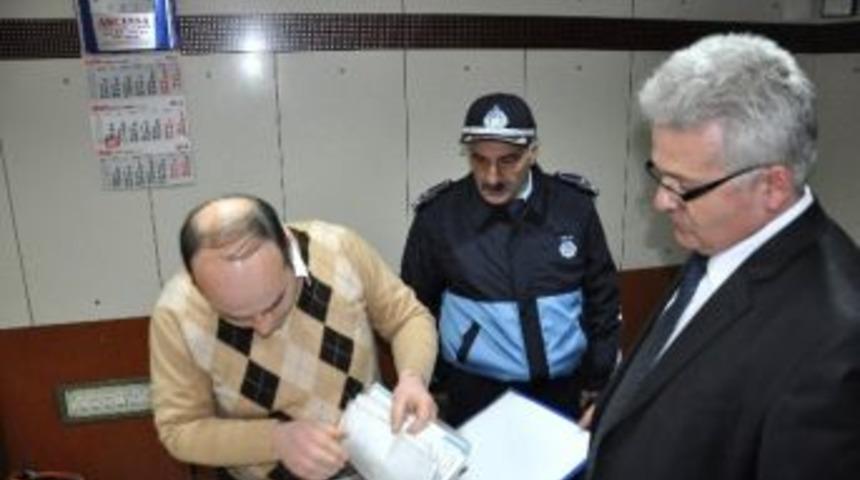 Zonguldak'ta Esnafa Yeni Yıl Denetimi