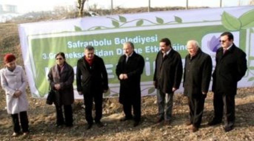Safrnabolu Belediyesinden Fidan Dikimi