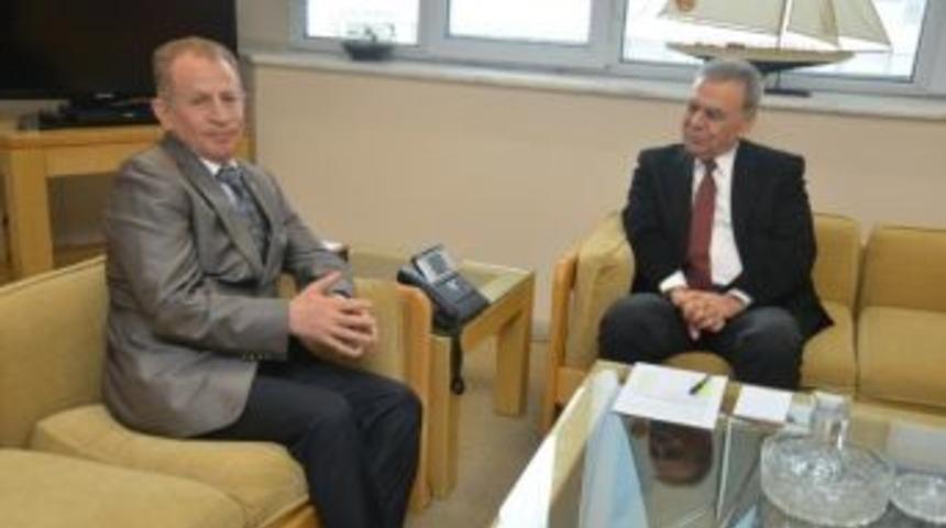 H&uuml;seyin Aslan, Başkan Kocaoğlu'nu Ziyaret Etti