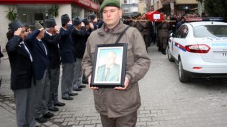 Kıbrıs Gazisi Askeri T&ouml;renle Uğurlandı