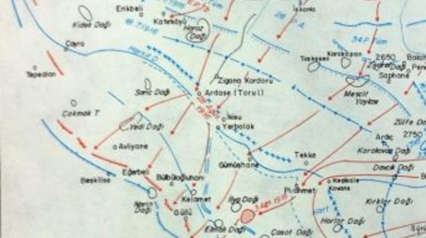 İşte Artabel&rsquo;deki Şehit Mezarları'nın Krokileri