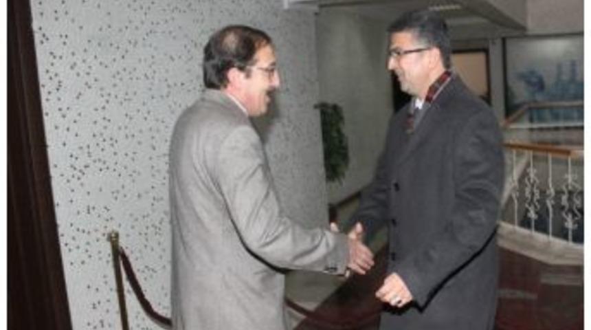 Mhp Adayı Kamil Aydın, Başkan Bulutları Ziyaret Etti