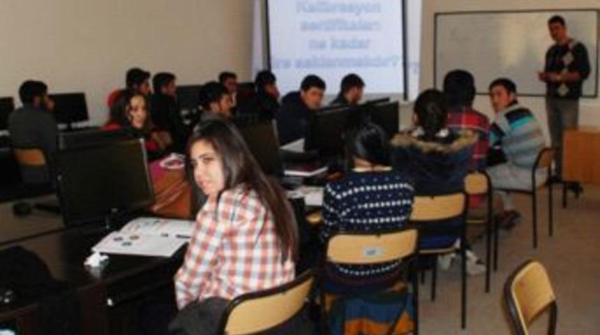 T&uuml;rk Standartları Enstit&uuml;s&uuml; Merzifon MYO&rsquo;da Eğitim Veriyor