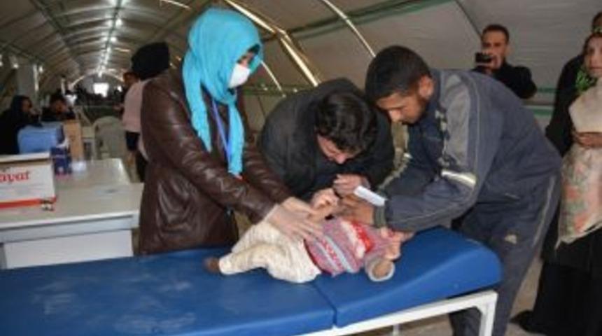 Kaymakam Kotan, Suriyeli Sığınmacıları Ziyaret Etti