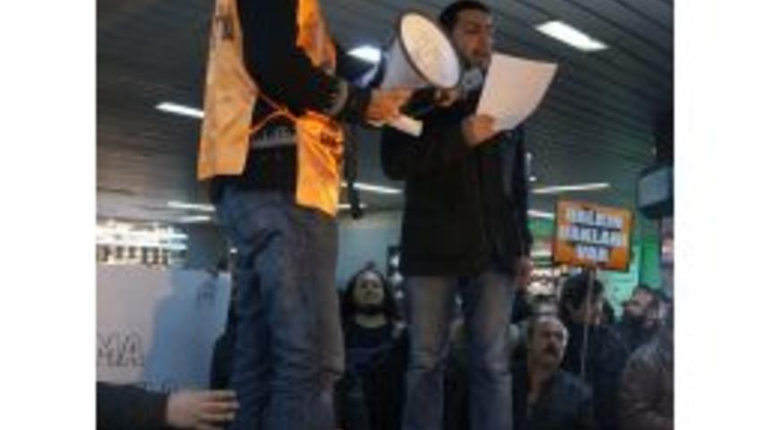 Ankaray'da Eylem Yapanlara Polis M&uuml;dahale Etti