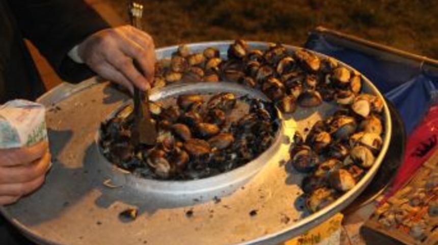 Yeni Yıla Kestane Pişirerek Girdi