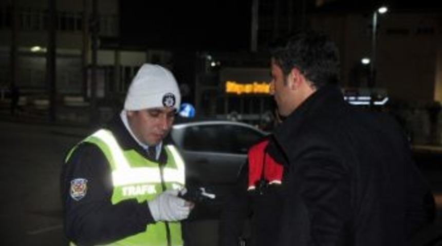 Sivas&rsquo;ta Yeni Yılın İlk Trafik Cezası