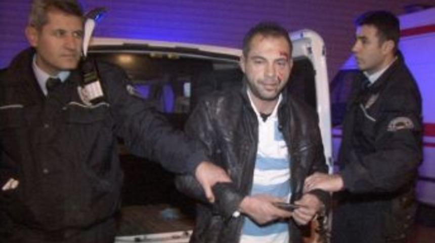 Alkoll&uuml; Şahıs Polise Saldırdı