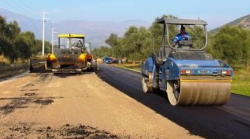 &Ouml;demiş-zeytinlik Yolunda &Ccedil;alışmalar Tamamlandı