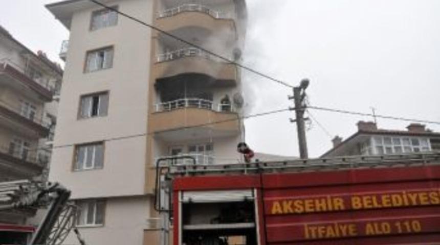 Akşehir&rsquo;de Yangın