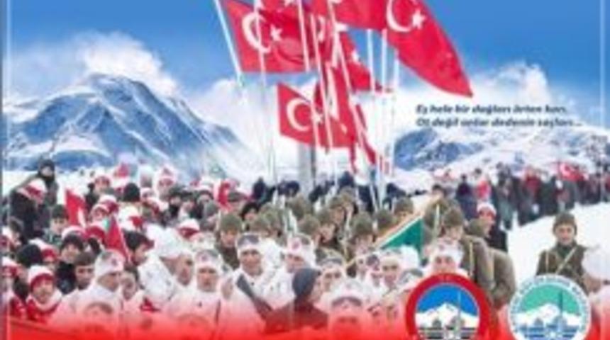 Sarıkamış Şehitleri'ni Anma Y&uuml;r&uuml;y&uuml;ş&uuml;