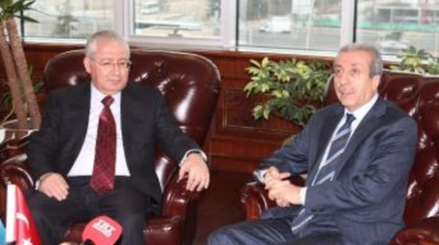 Bakan Eker, Azerbaycan Tarım Bakanı Asadov İle Bir Araya Geldi