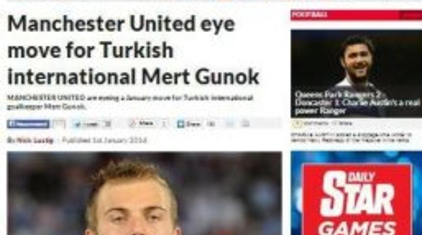 Manchester Unıted, Mert G&uuml;nok&rsquo;u İstiyor