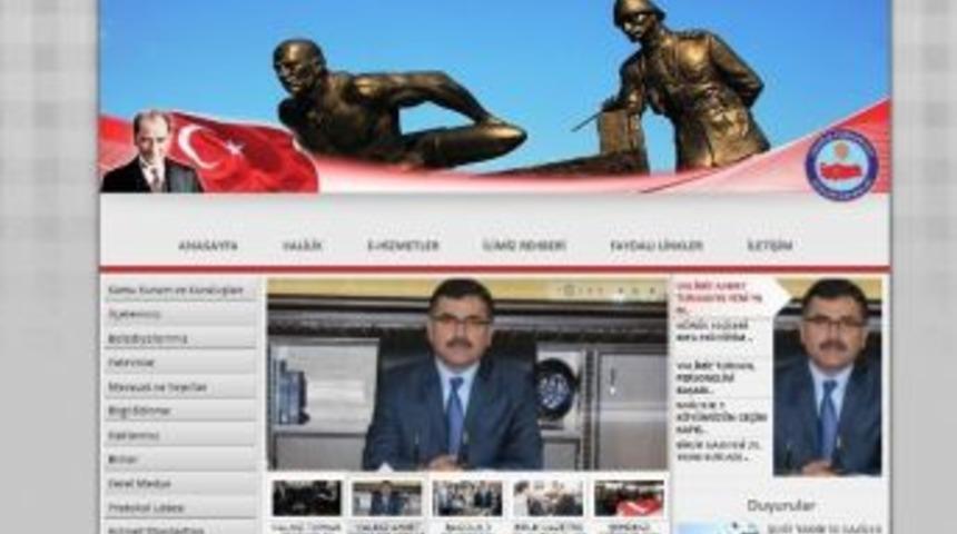 Valiliğin İnternet Sitesinde Yeni Yıl Değişimi