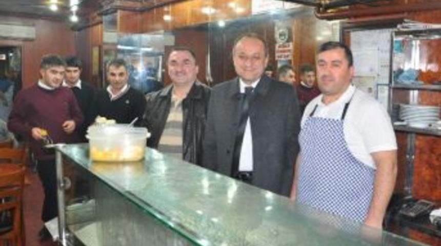 Tahsin Babaş&rsquo;tan Esnaf Ve Emniyet &Ccedil;alışanlarına Ziyaret