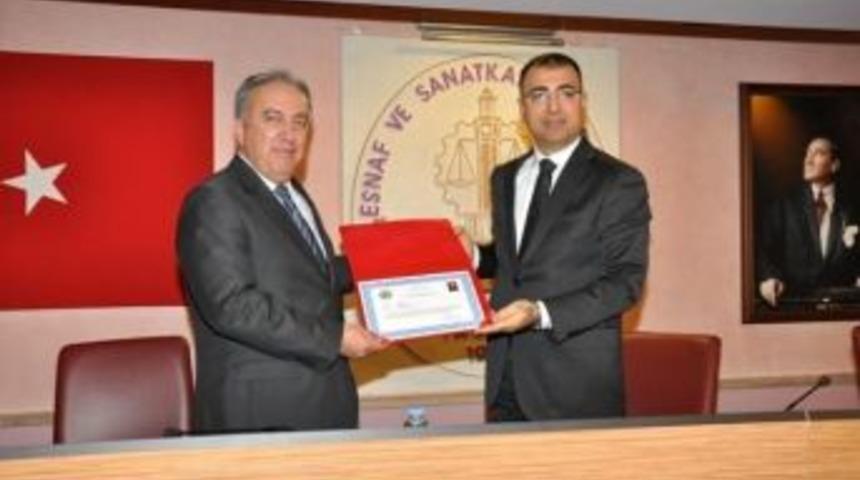 Genel Sekreter Erg&uuml;der Can, İzka'ya Veda Etti