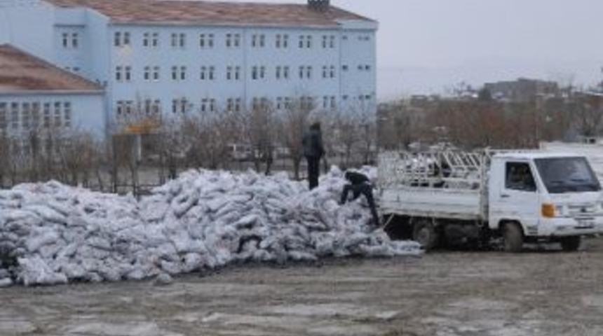 Ergani'de K&ouml;m&uuml;r Dağıtımı Başladı