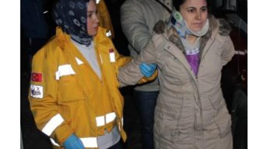 Konya&rsquo;da Otob&uuml;s Kazası : 2 Yaralı