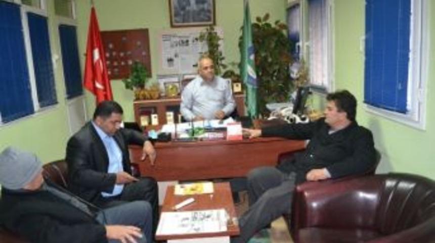 Kula'da Başkan Adayı Oktay Kırlı&rsquo;dan Nuri Topal&rsquo;a Ziyaret