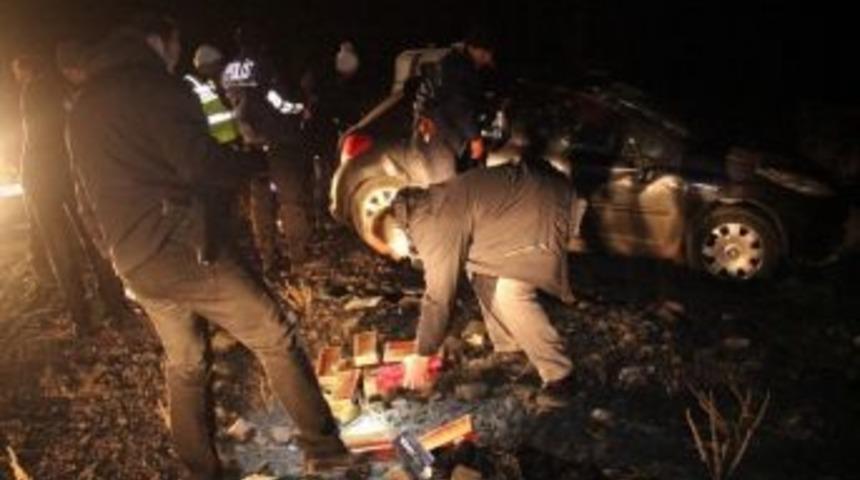 Polisten Ka&ccedil;tılar, Kaza Yaptılar