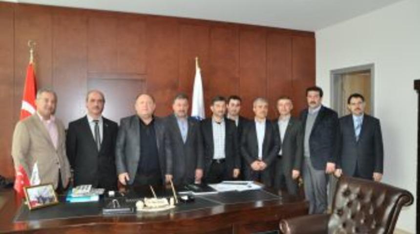 KAGİAD Y&ouml;netim Kurulu &Uuml;yeleri Belediye Başkanı Tahran'ı Ziyaret Etti