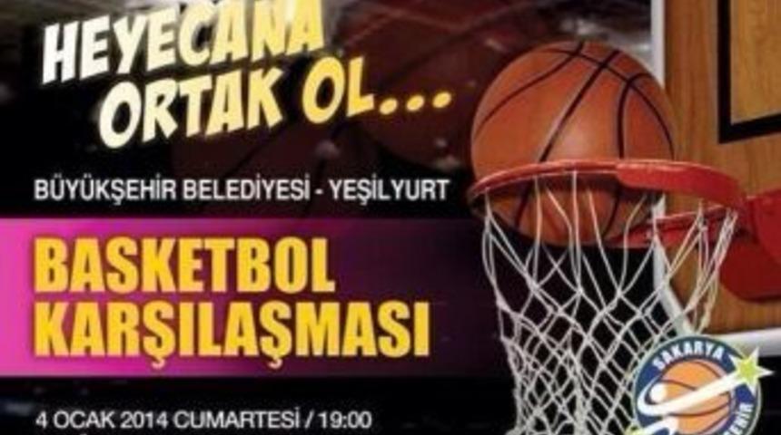 Sakarya B&uuml;y&uuml;kşehir Basketbol Takımı Yeşilyurt Spor İle Karşılaşıyor