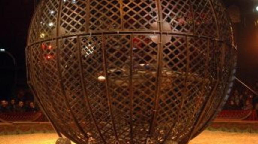 Kafeste &Ouml;l&uuml;m&uuml;ne Motor Şov