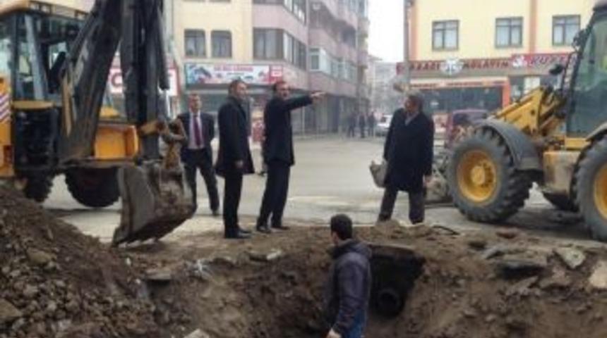 Başkan Bayram &Ccedil;alışmaları Yerinde İnceledi