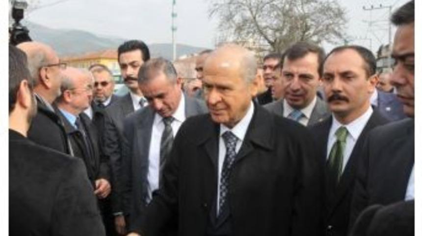 Mhp Genel Başkanı Bah&ccedil;eli Bursa'da
