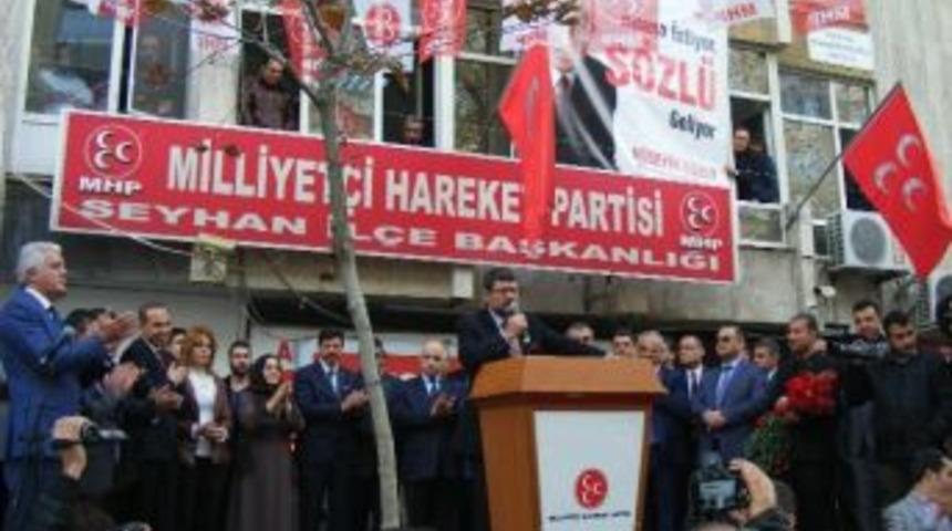 Mhp'nin Seyhan Adayı &Ccedil;alışkan&rsquo;a Coşkulu Karşılama