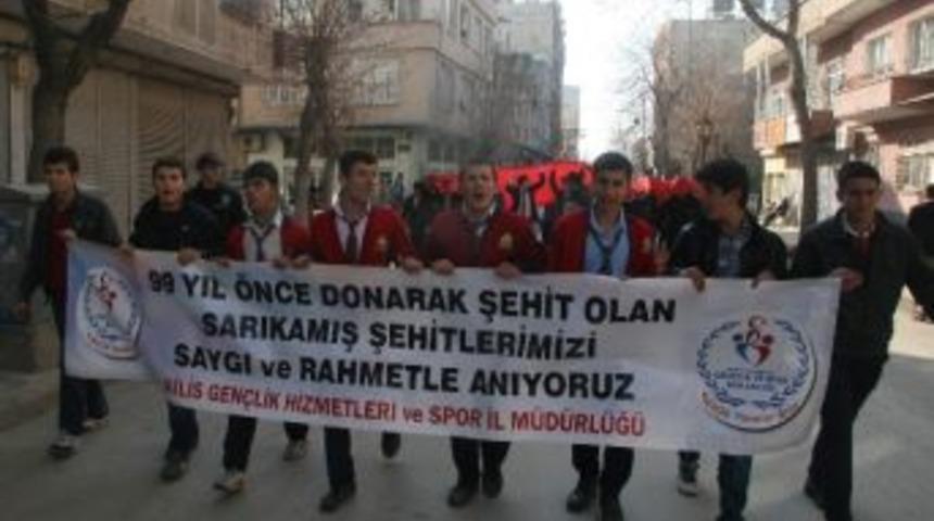 Gen&ccedil;lik Ş&uuml;heda&rsquo;nın İzinde &lsquo;sarıkamış Şehitlerini Anma Y&uuml;r&uuml;y&uuml;ş&uuml;&rsquo; Yapıldı