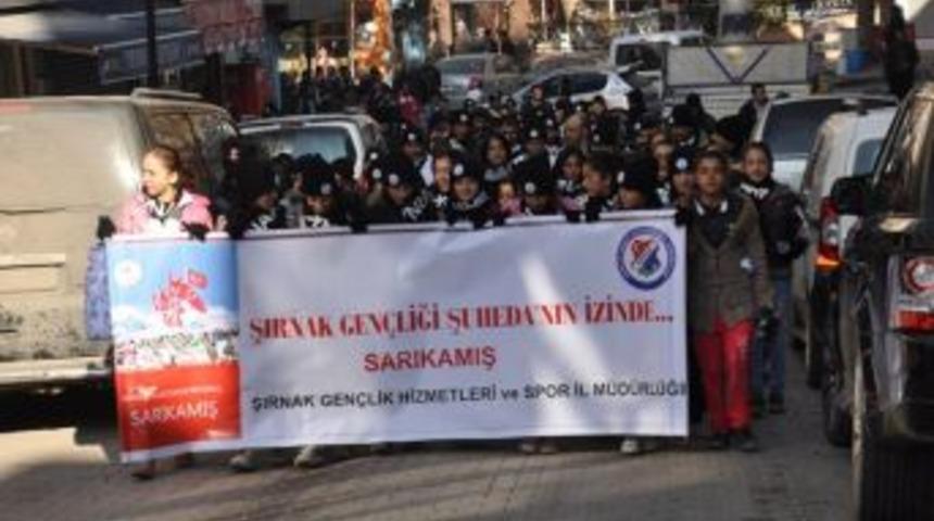 Sarıkamış'ta Donarak Şehit Olan 90 Bin Asker I&ccedil;in Y&uuml;r&uuml;d&uuml;ler