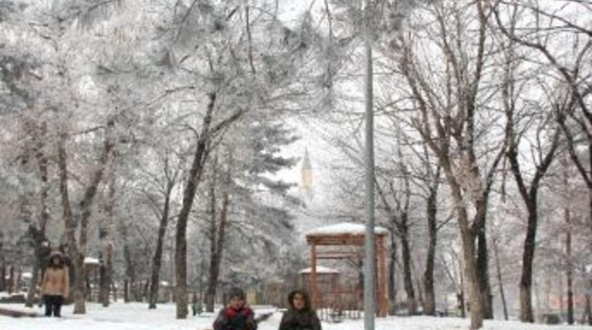 Erzurum&rsquo;dan Muhteşem Kar Manzaraları