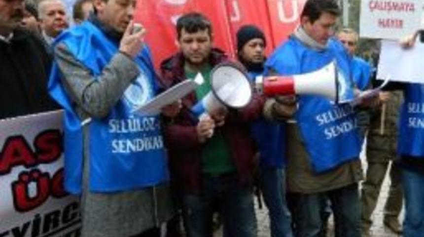 Eskişehir&rsquo;de &ldquo;asgari &Uuml;cret&rdquo; Protestosu